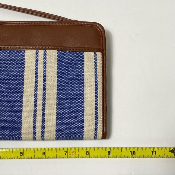 NWOT Time & Tru Women's Boho Coastal Clutch/Wallet/Wristlet Striped Shoulder Bag - Picture 4 of 15